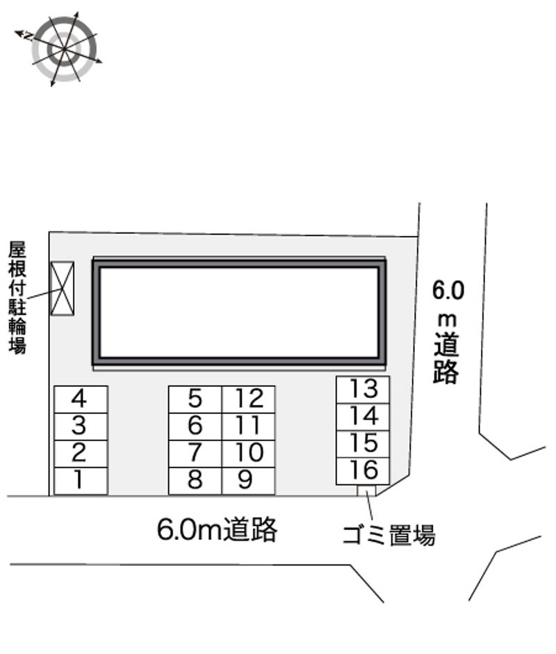 レオパレス出水 駐車場