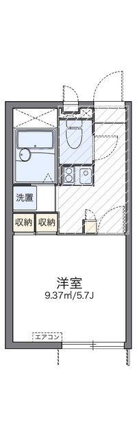 レオパレス小枝 間取り図