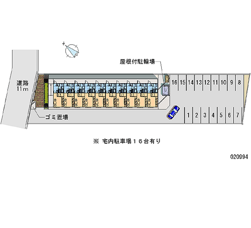 20994 bãi đậu xe hàng tháng