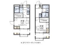 レオパレスハウス　ホウオウ 間取り図