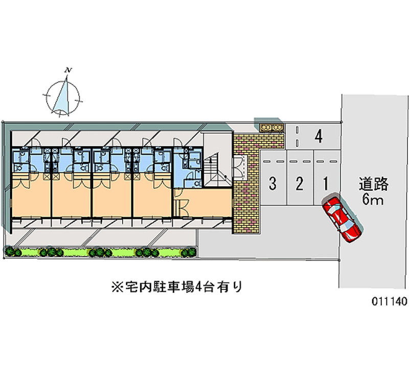 11140月租停車場