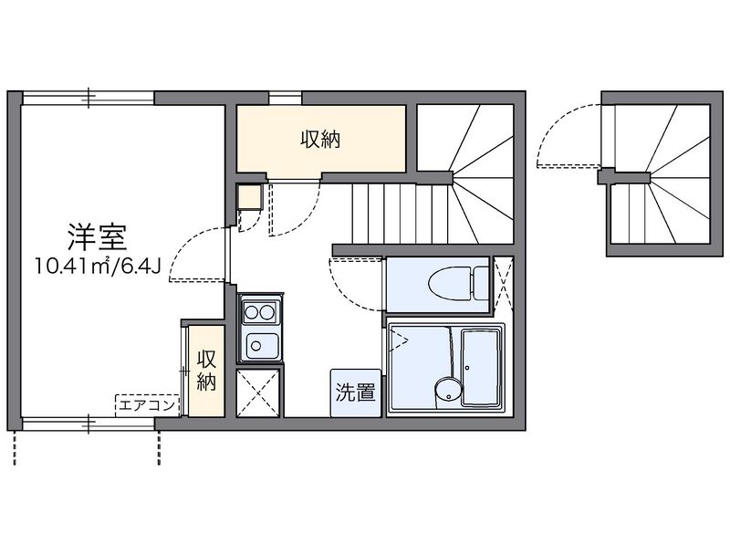 レオネクスト北明治 間取図
