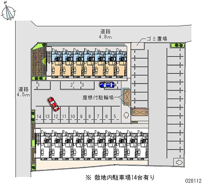 レオパレス壽Ｂ 月極駐車場