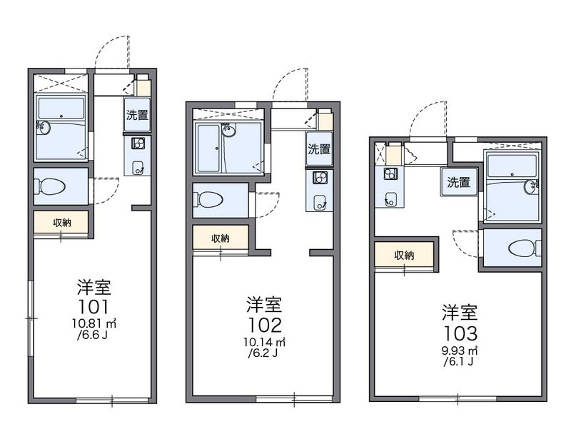 レオパレス妙蓮寺ヴィラ 間取図