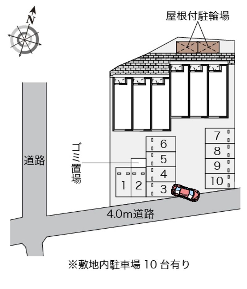 レオネクストブレッツァ　ノース 配置図