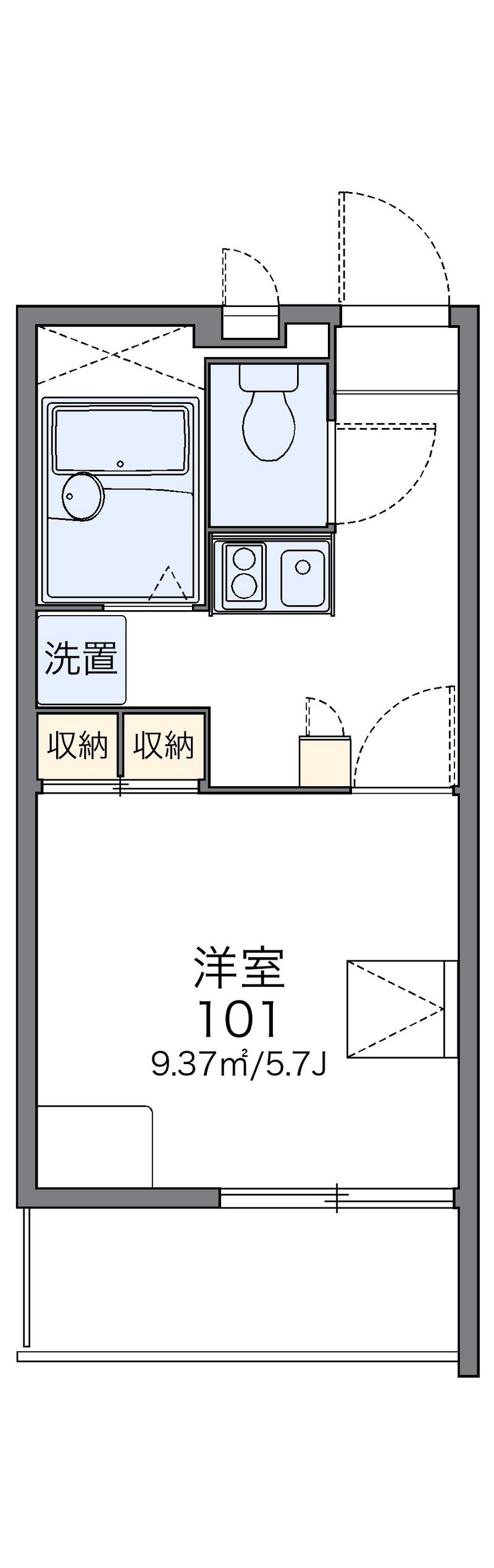 レオパレスＯＲＹＯＵ 間取図