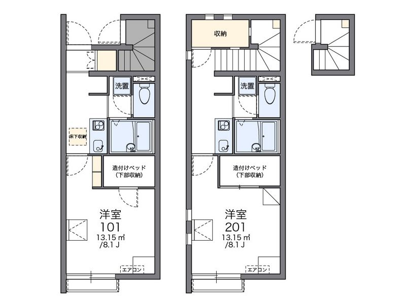 レオネクストかおり 間取図