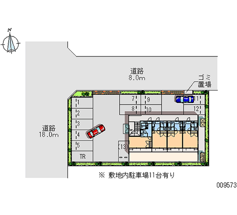 レオパレスヴァンベール 月極駐車場