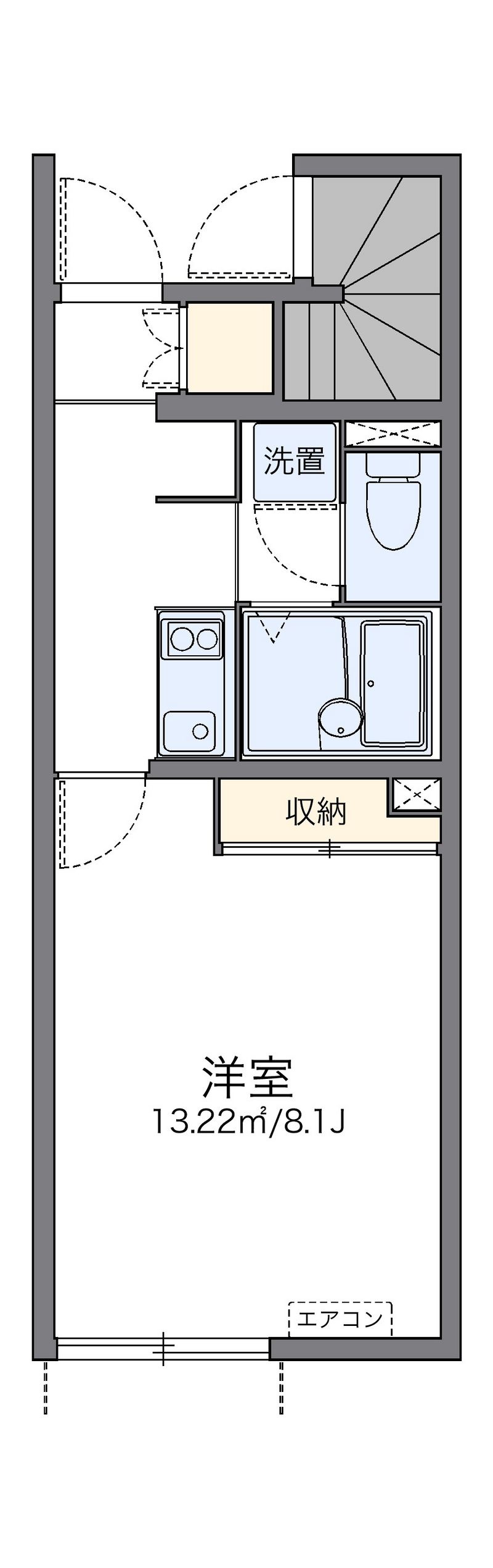 レオネクストＷＥＳＴ　ＳＩＤＥ 間取図