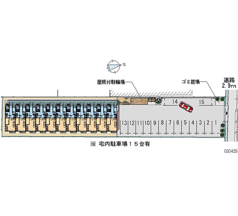 レオパレスＰｒｅｓｉｄｅｎｔ 月極駐車場