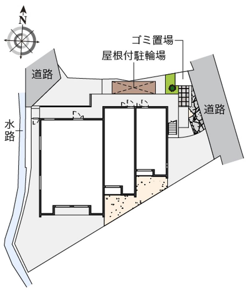 クレイノ石橋 配置図