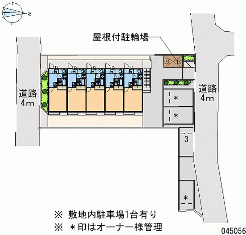 レオパレスシャトレー 区画図