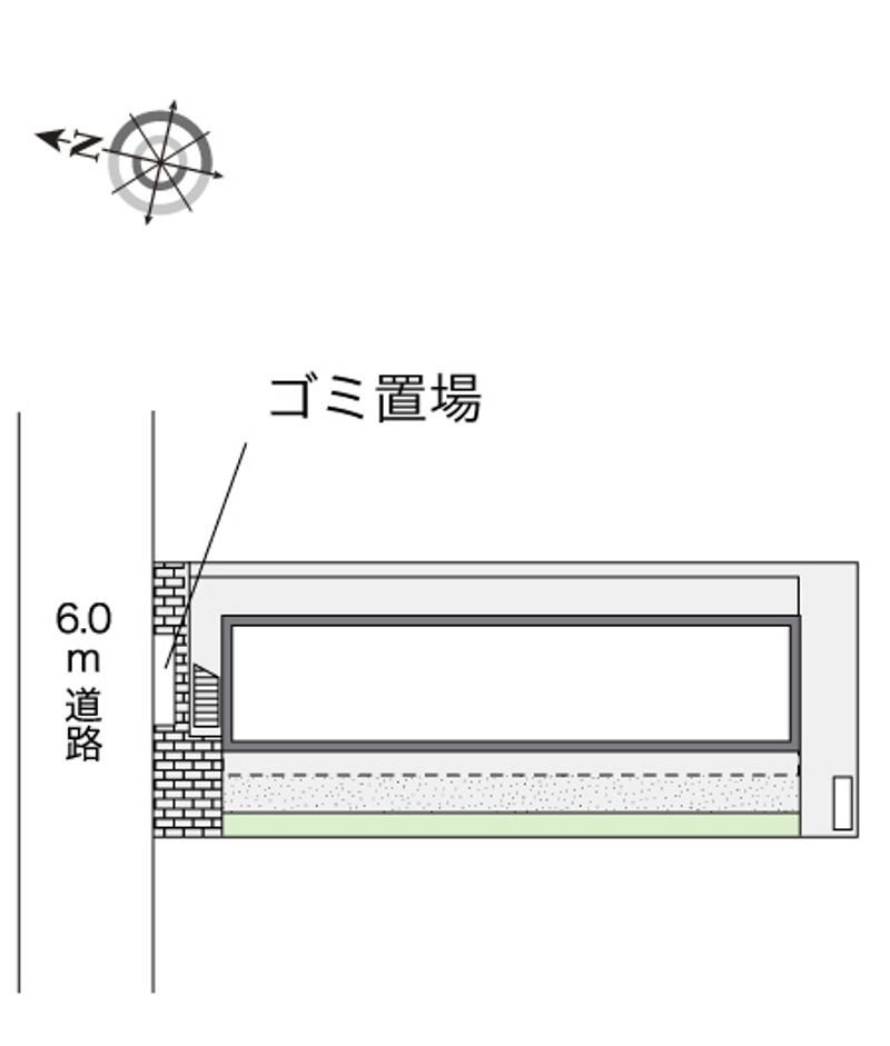 レオパレス美好町ＴＲＨ 配置図