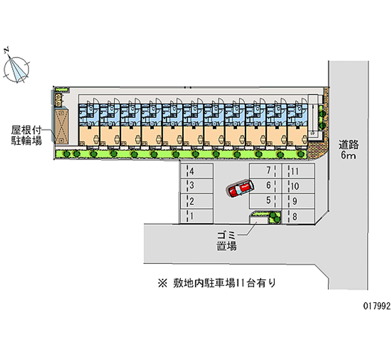 レオパレスジュピター 月極駐車場