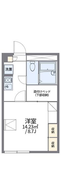 レオパレスＳｏｕｔｈ１０２０ 間取り図