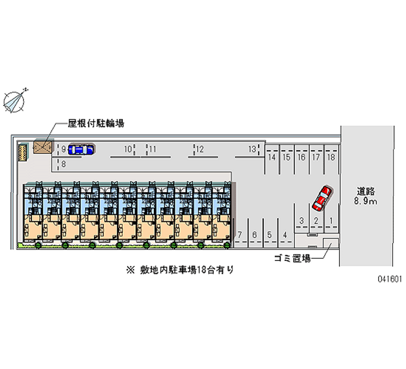 41601 bãi đậu xe hàng tháng