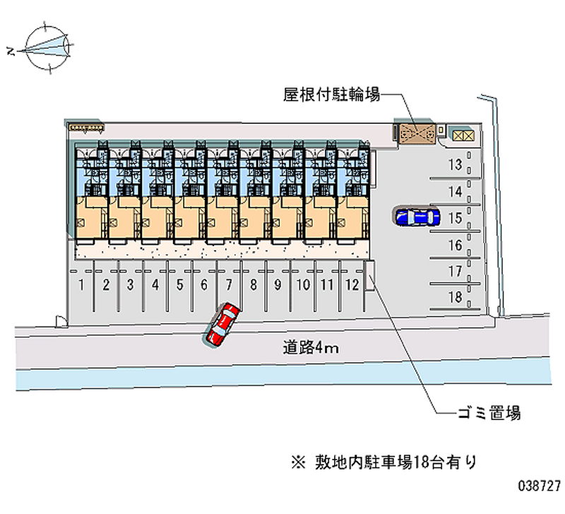 38727 bãi đậu xe hàng tháng