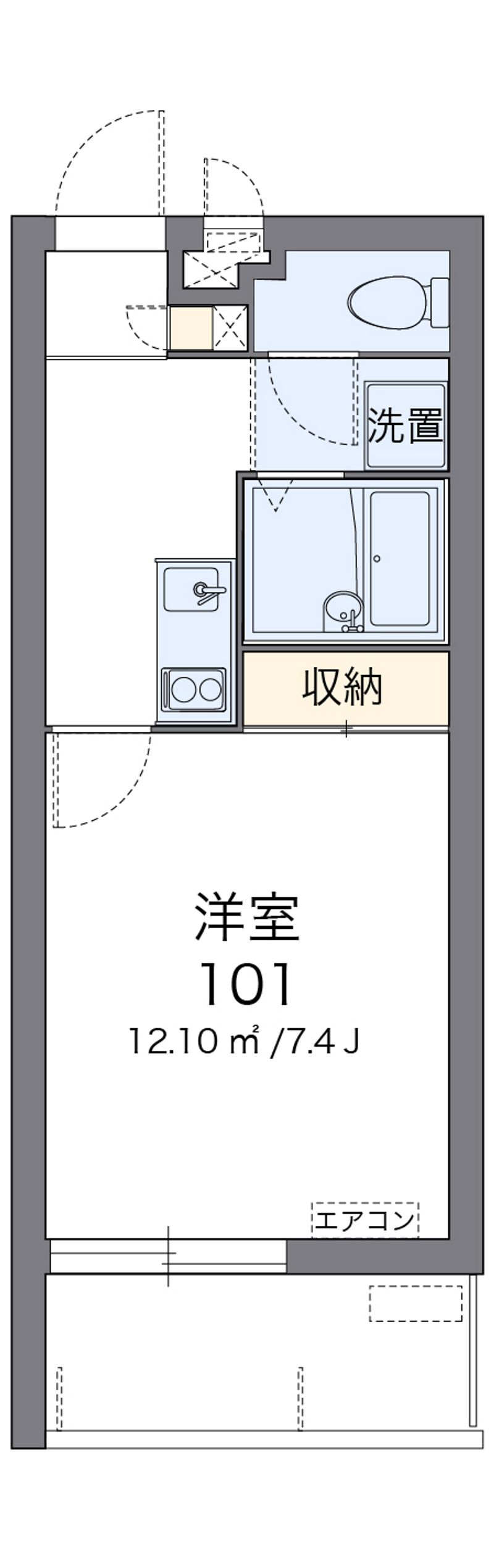 クレイノ和 間取図