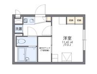 レオパレスドミールブラシェ 間取り図