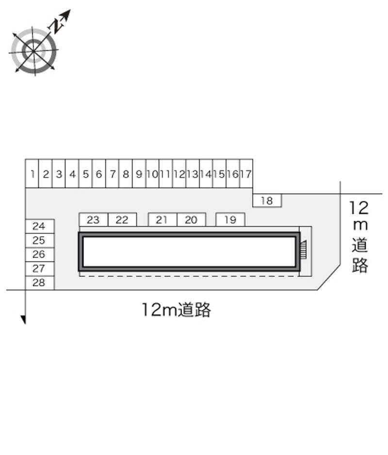 レオパレス宇多津 配置図