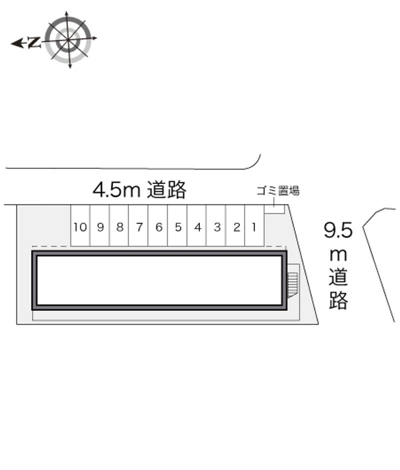 レオパレスファウィステリアⅡ 駐車場