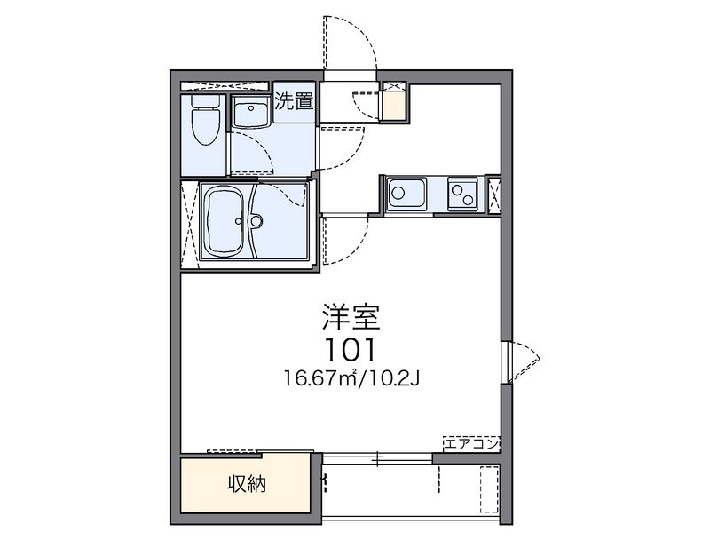 レオネクスト千世 間取図