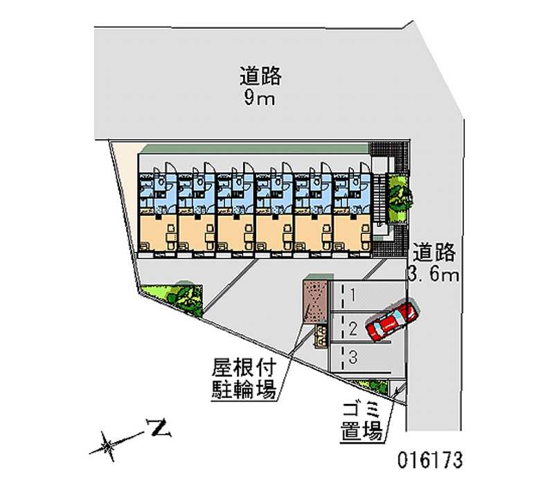 16173 bãi đậu xe hàng tháng