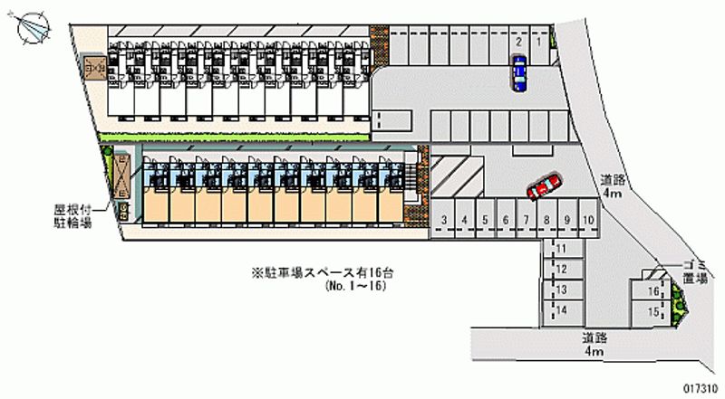 レオパレス平窪 月極駐車場