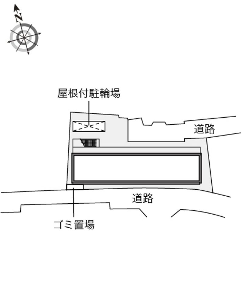 レオパレス上野西清風 配置図