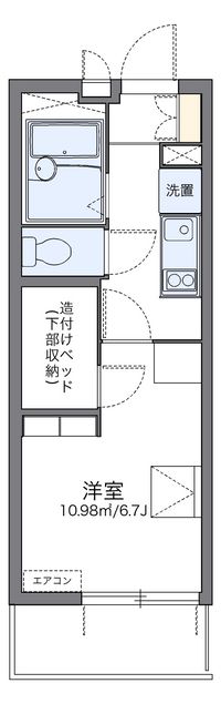 レオパレス住吉 間取り図