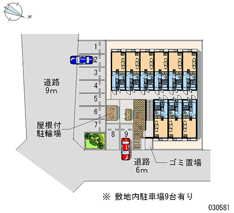 レオパレスこま 区画図