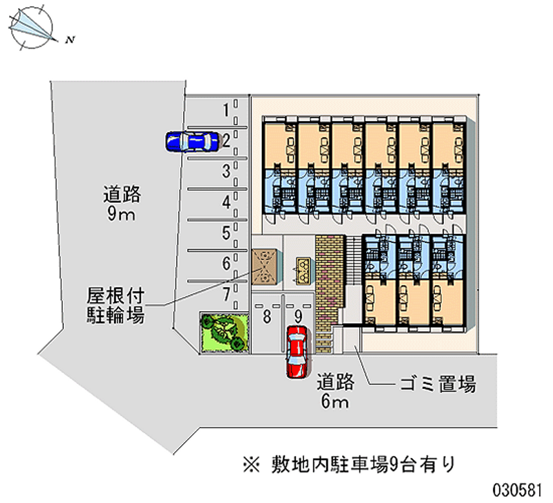 30581 Monthly parking lot