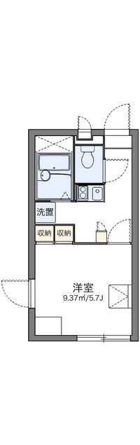 レオパレスＡＳＨＢＥＲＲＹ 間取り図