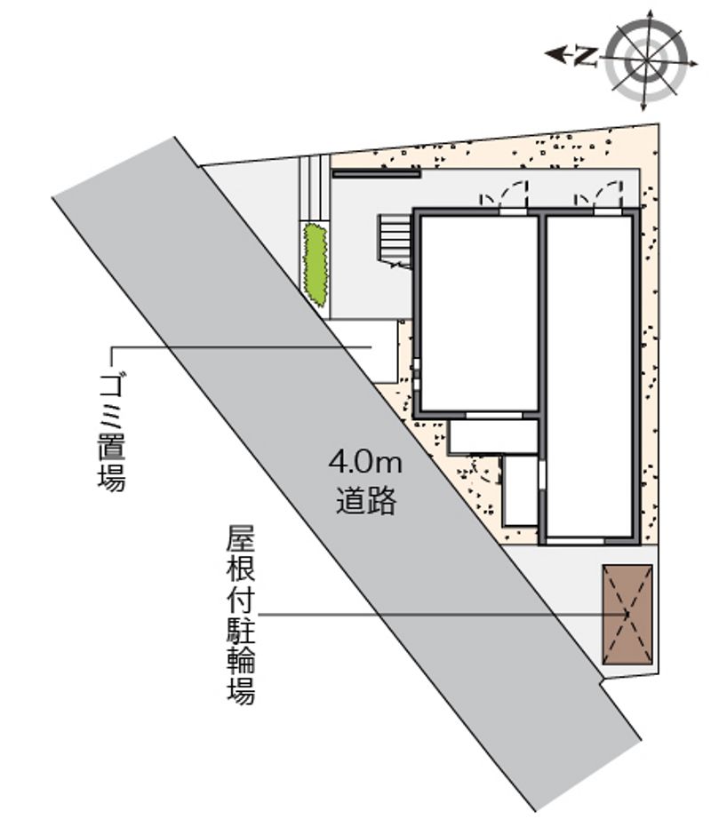 クレイノハイブリッジ富士見通り 配置図