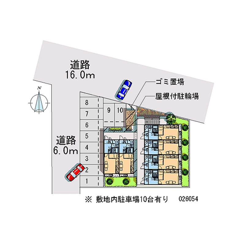 レオパレスセレナ学戸 月極駐車場