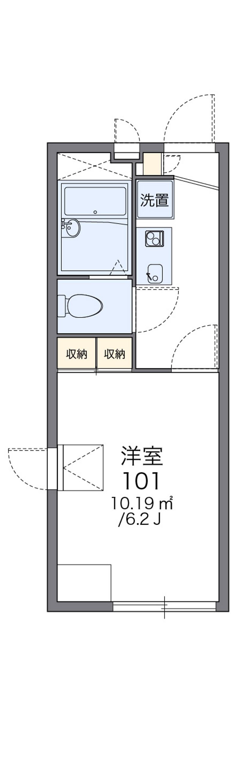 レオパレスＧＬＡＮＺ　ＯＢＥＲ 間取図