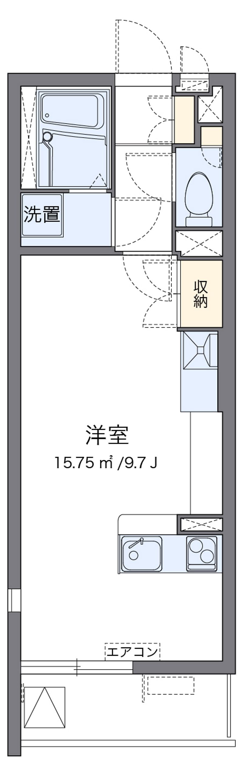 クレイノパレスアニマル２１ 間取り
