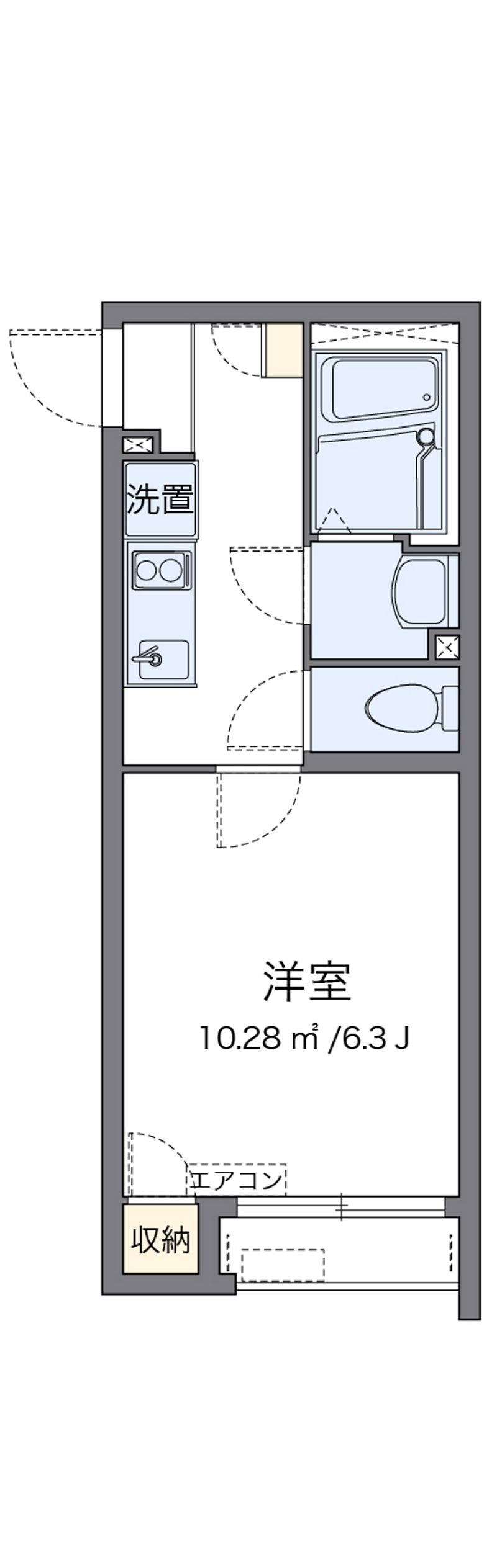 クレイノハイツヨシモト 間取図
