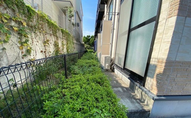 レオパレスピュアホワイト 庭