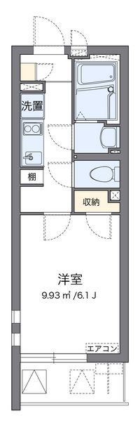 クレイノ太閤通 間取り図