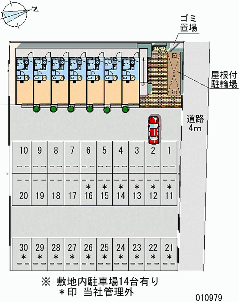 10979 Monthly parking lot