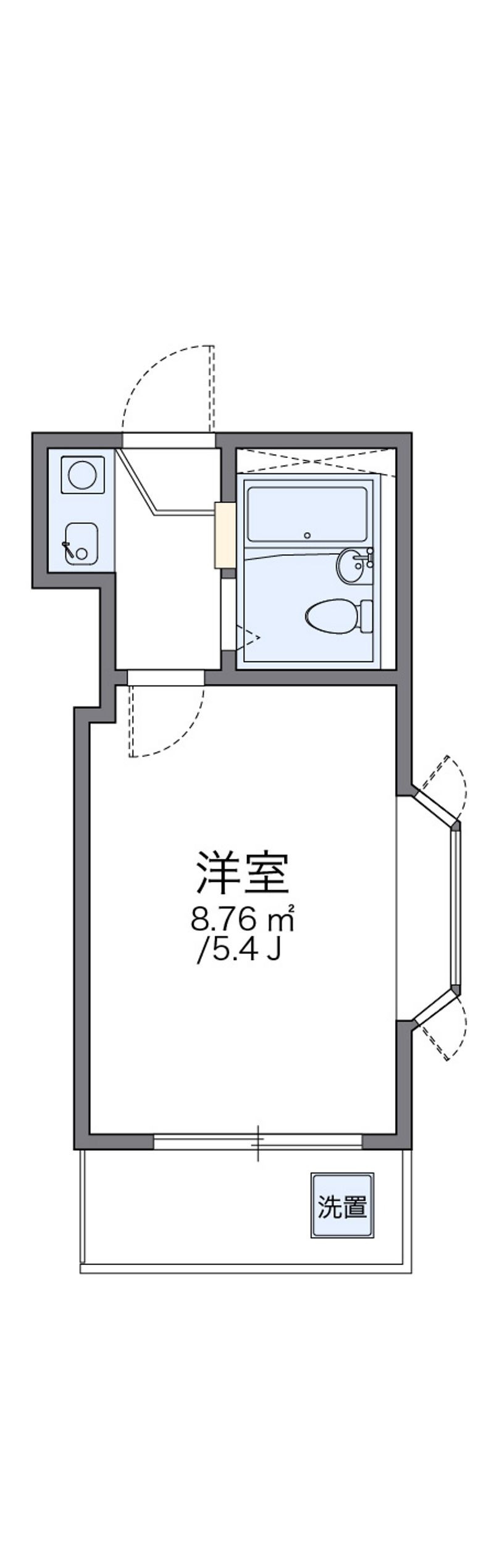 レオパレス小比企 間取り