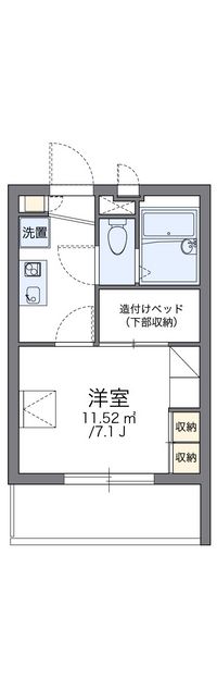 レオパレスリベール 間取り図