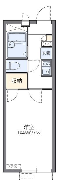 レオパレスレグルス 間取り図