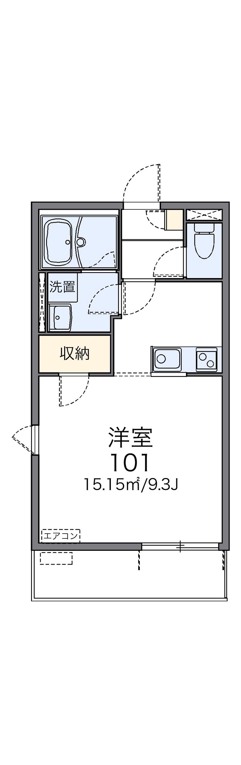 レオネクストグリーンウッド 間取図