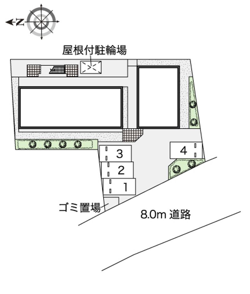 レオパレスベンデュール 配置図