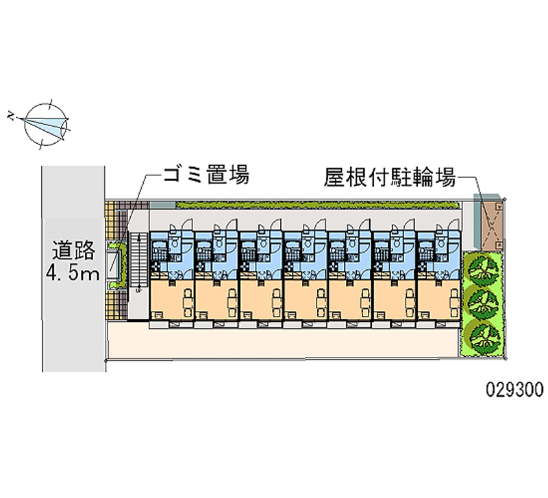 レオパレスＳｍａｌｌＲｉｖｅｒ 区画図