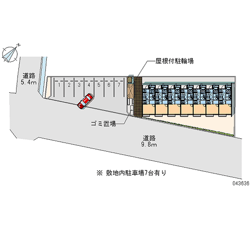 43636 Monthly parking lot