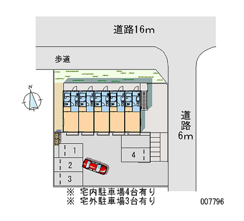 レオパレスＭＯＲＩ 月極駐車場