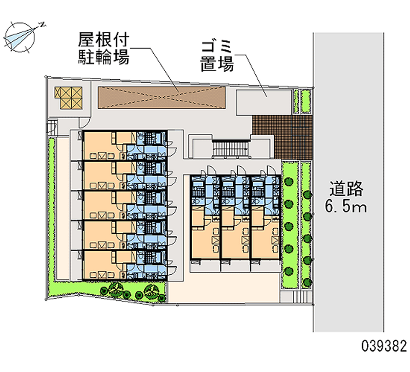 レオパレスブリエスト 区画図